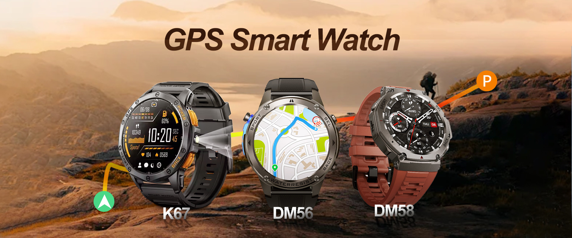 qualité Montre intelligente GPS usine