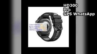 Montre intelligente GPS HD300 Pro : cartes hors ligne et WhatsApp