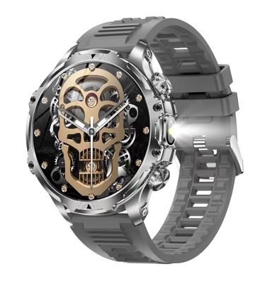 AK75 Outdoor Sport Smart Watch For Men Fitness Tracker Heart Rate Monitor 700mAh Battery