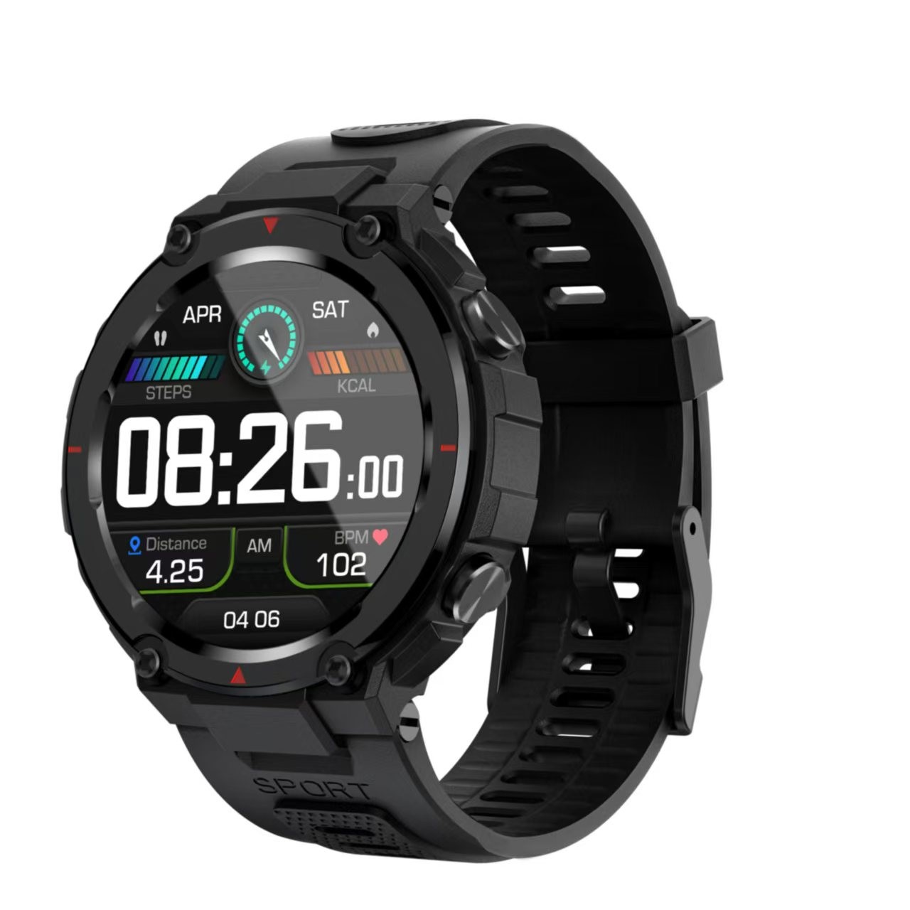 G18 Fitness Tracker Smartwatch 1.32 Inch Screen Waterproof Sports Smartwatch With BT Calling