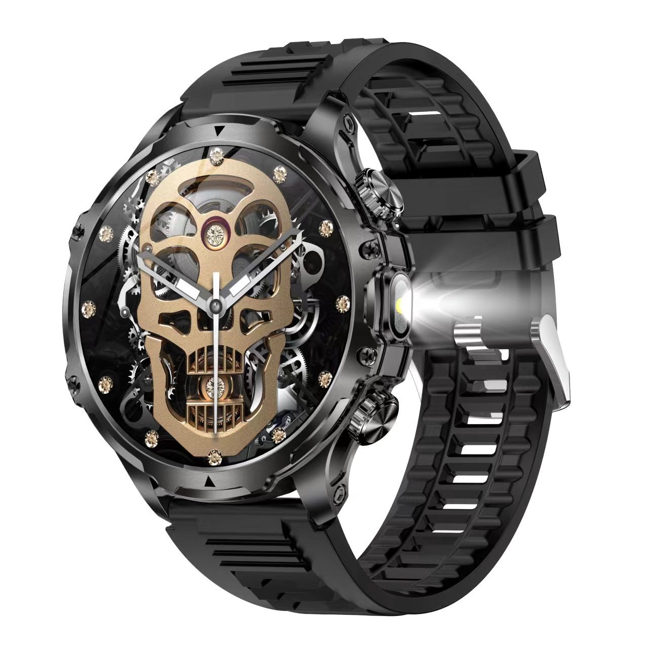 AK75 Outdoor Sport Smart Watch For Men Fitness Tracker Heart Rate Monitor 700mAh Battery