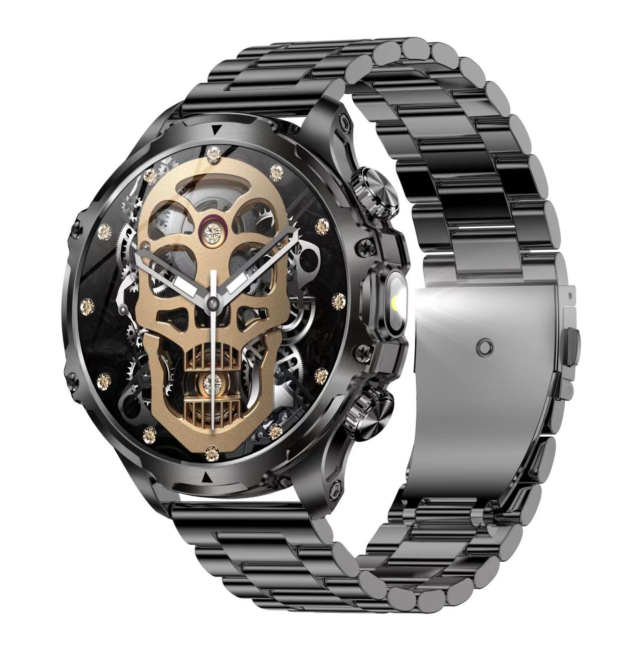 AK75 Outdoor Sport Smart Watch For Men Fitness Tracker Heart Rate Monitor 700mAh Battery