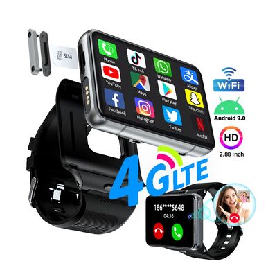 Montre connectée S999 4G, écran TFT 2.88 pouces, 4 go + 64 go, double caméra HD, appel vidéo, WIFI 5G, batterie 2300mAh, étanche IP67, e-mail